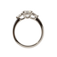 Vivian Trilogy Lab Grown Round And Pear Engagement Ring - 1.22ct