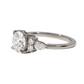 Lab Grown Round Nanami Trilogy Engagement Ring- 1.20ct