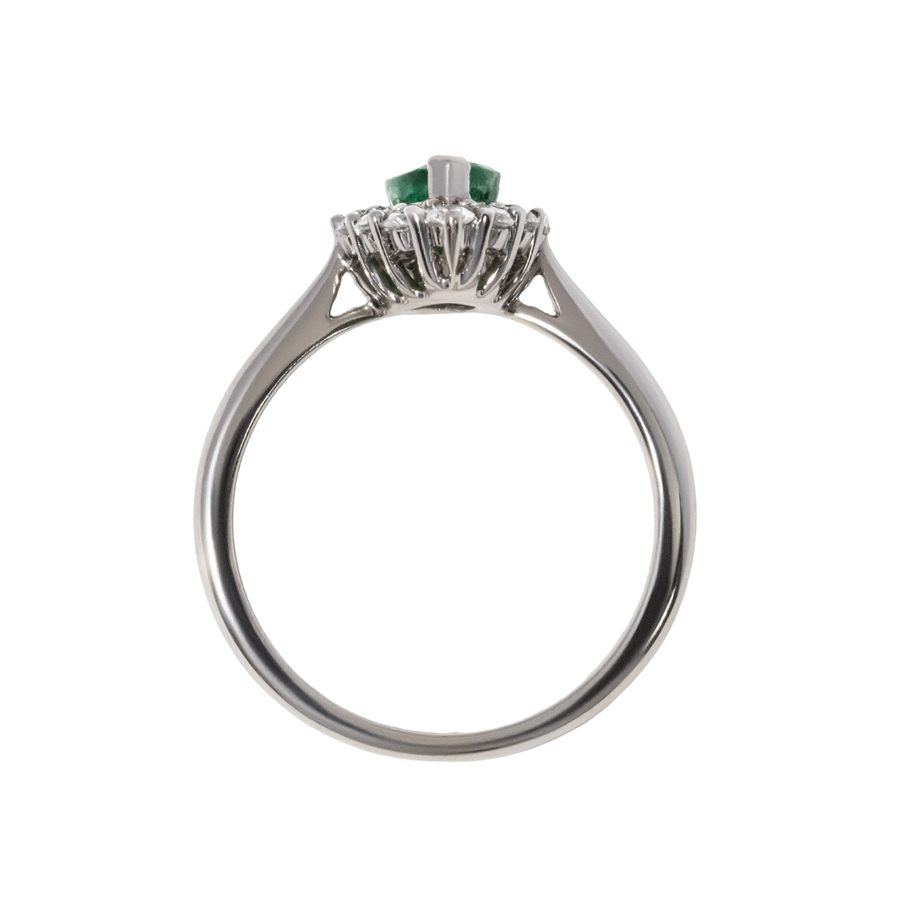 Marquise Emerald Halo 0.88ct