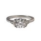 1.20Ct Lab Grown Round Celtic Song Engagement Ring