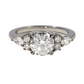 Lab Grown Round Nanami Trilogy Engagement Ring- 1.20ct