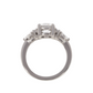 Lab Grown Round Nanami Trilogy Engagement Ring- 1.20ct