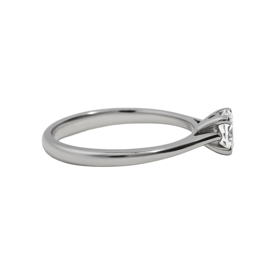 Round Solitaire Engagement Ring 0.50ct