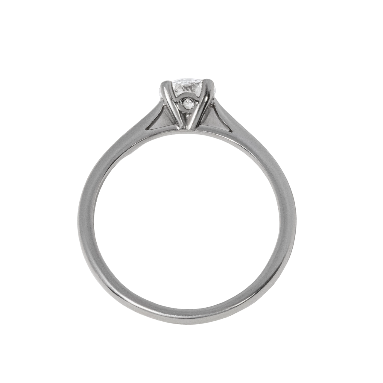 Round Solitaire Engagement Ring 0.50ct