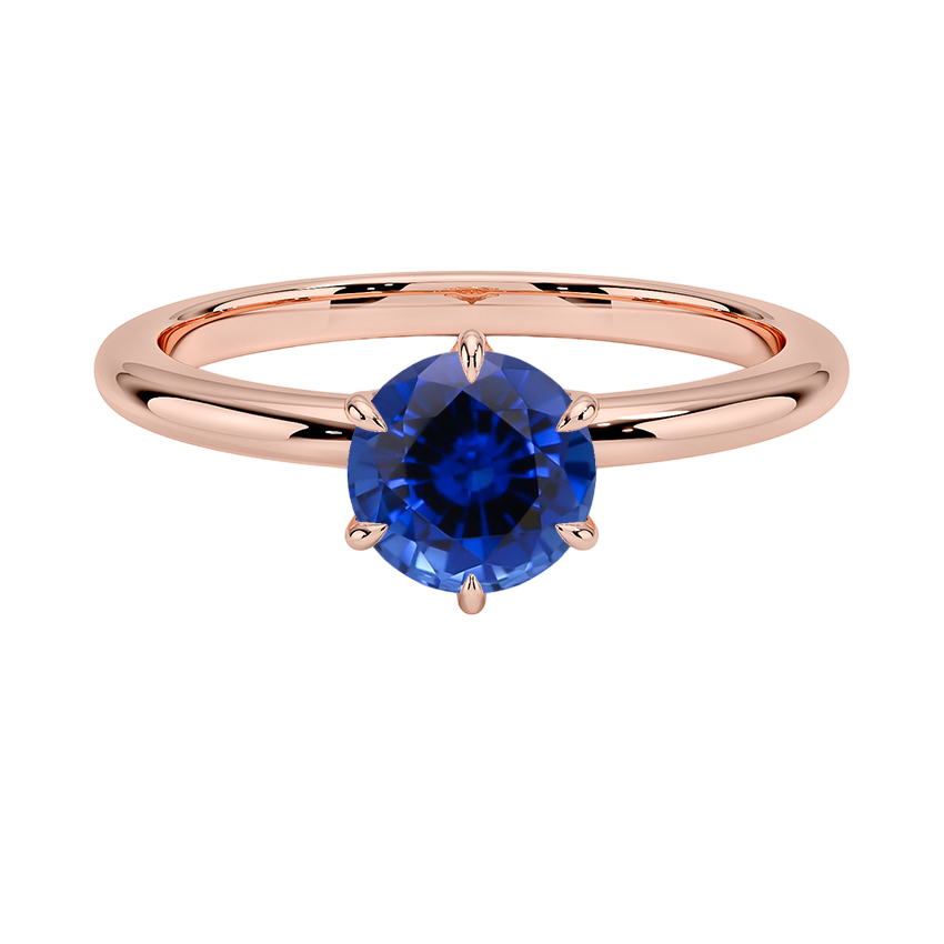 Sapphire Esme Hidden Halo Diamond Ring