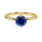 Sapphire Esme Hidden Halo Diamond Ring