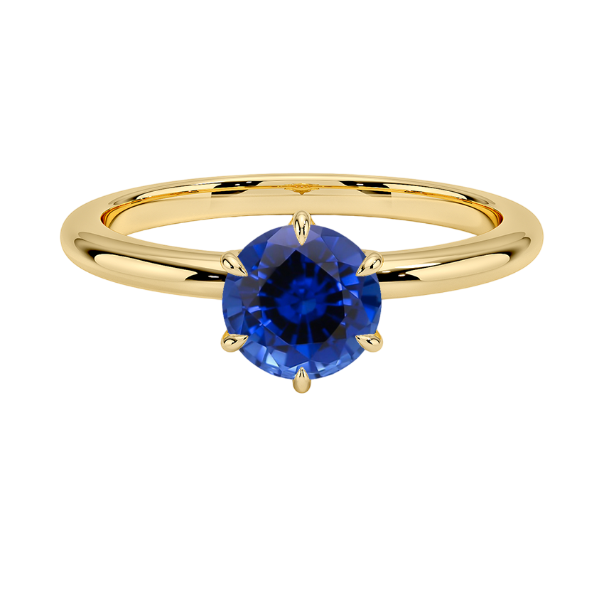 Sapphire Esme Hidden Halo Diamond Ring