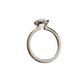 Avian Platinum Semi Bezel Set Solitaire Engagement Ring Round Lab Diamond - 1.53ct