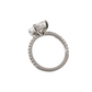 1.94 Carat Lab Grown Radiant Cut Diamond Sadie Hidden Halo Engagement Ring