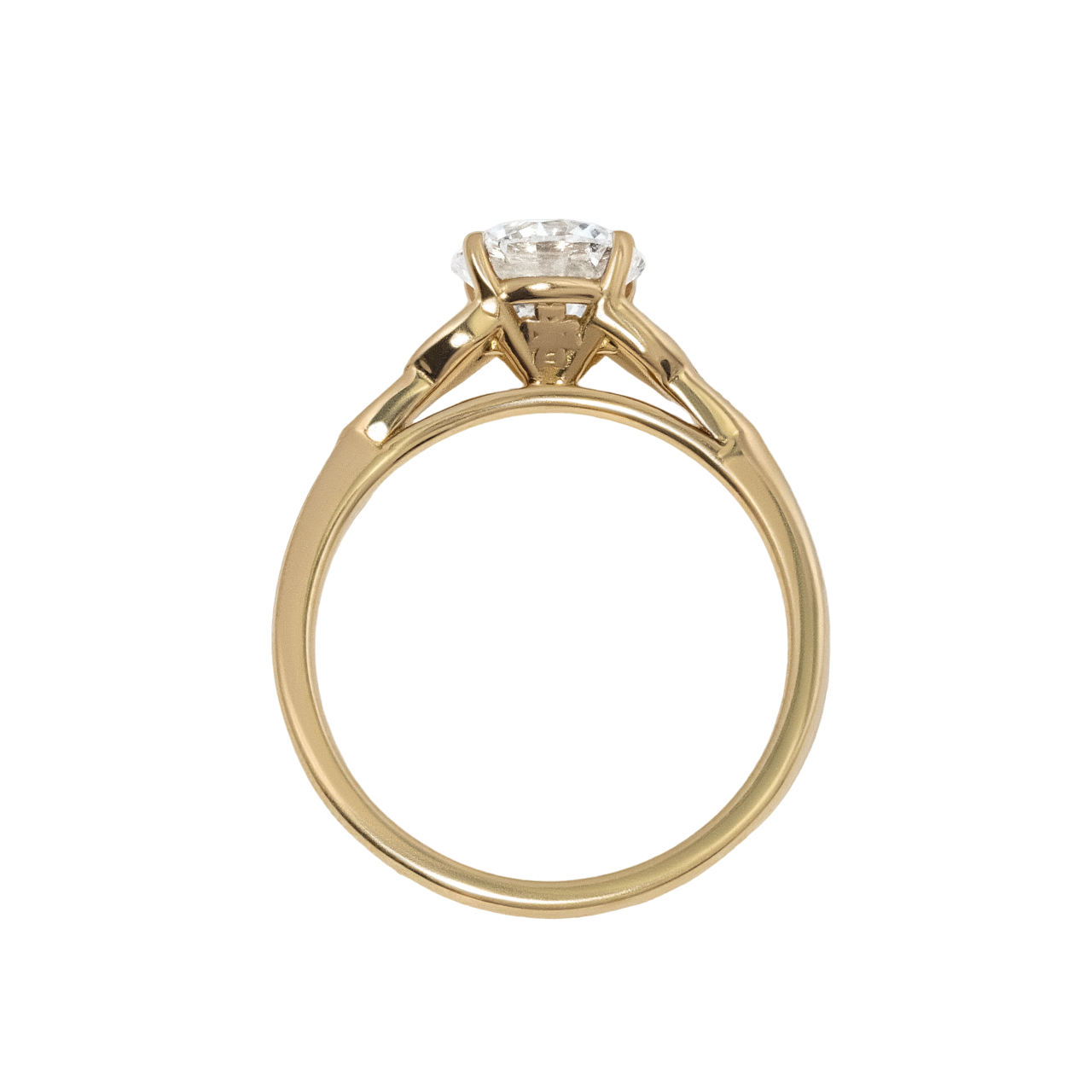 Celtic Song Engagement Ring Round Lab Diamond - 1.20ct