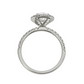 Oval Halo Engagement Ring- 2.02ct