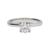 1.00ct Round Lab Diamond Floating Solitaire Ring