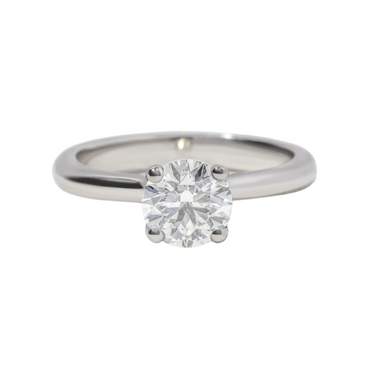 1.00ct Round Lab Diamond Floating Solitaire Ring