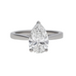 Solitaire Pear Engagement Ring- 2.08ct