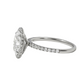 Oval Halo Engagement Ring- 2.02ct