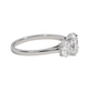 Oval Trilogy Lab Grow Diamond Engagement Ring