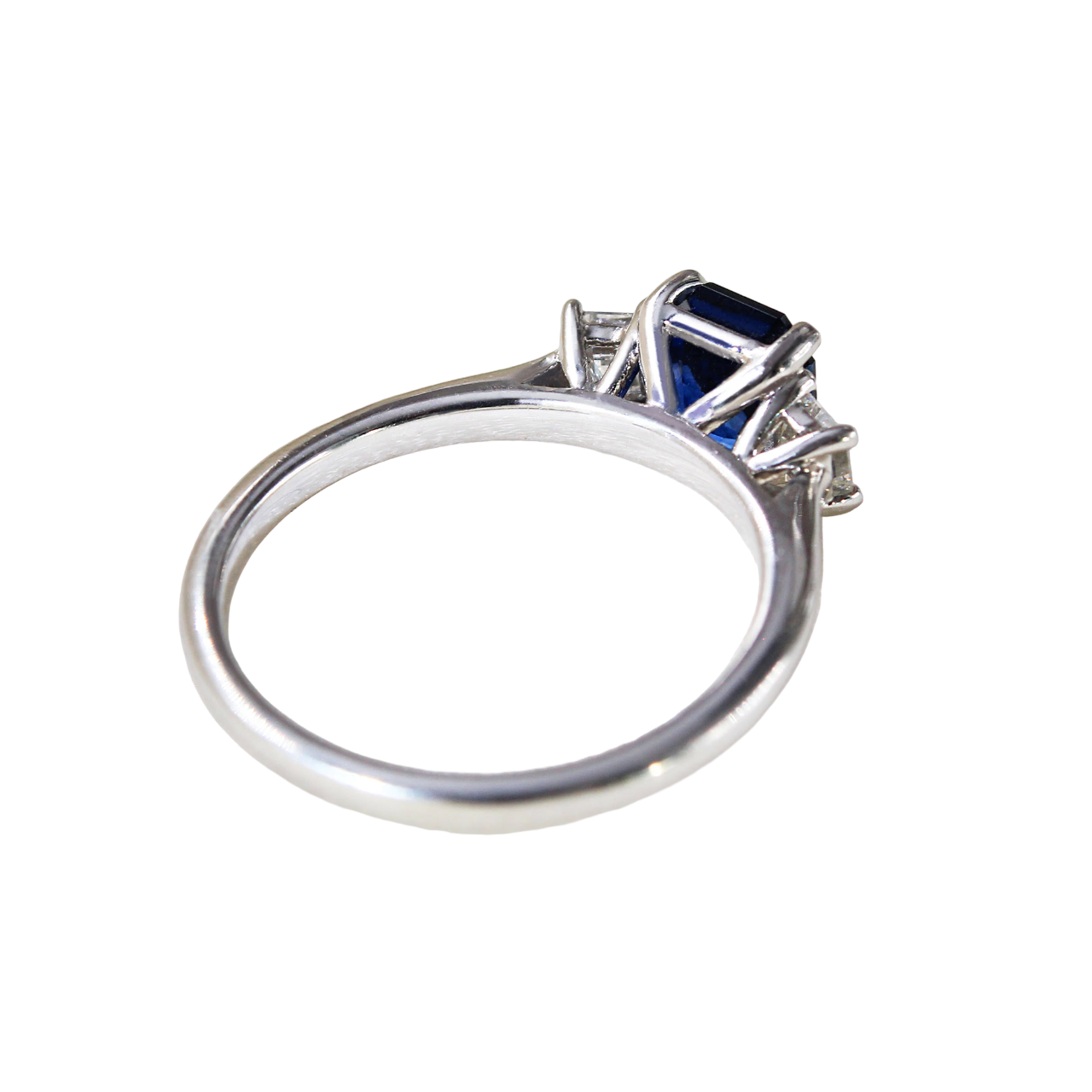 Asscher Sapphire Trilogy- 1.00ct